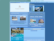 Tablet Screenshot of daytonavacationresorts.com